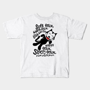 SOFT FELIX THE CAT PARODY Kids T-Shirt